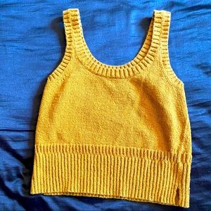 Madewell Cropped Sweater Tank